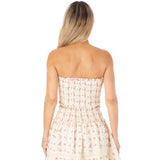 Bea Shabby Chic Floral Tube Top - Denny's