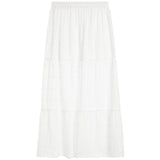 Bella Heart And Flower Eyelet Maxi Skirt