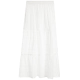 Bella Heart And Flower Eyelet Maxi Skirt