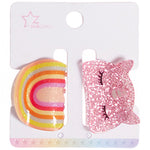 Rainbow and Unicorn Clip Set - Denny's