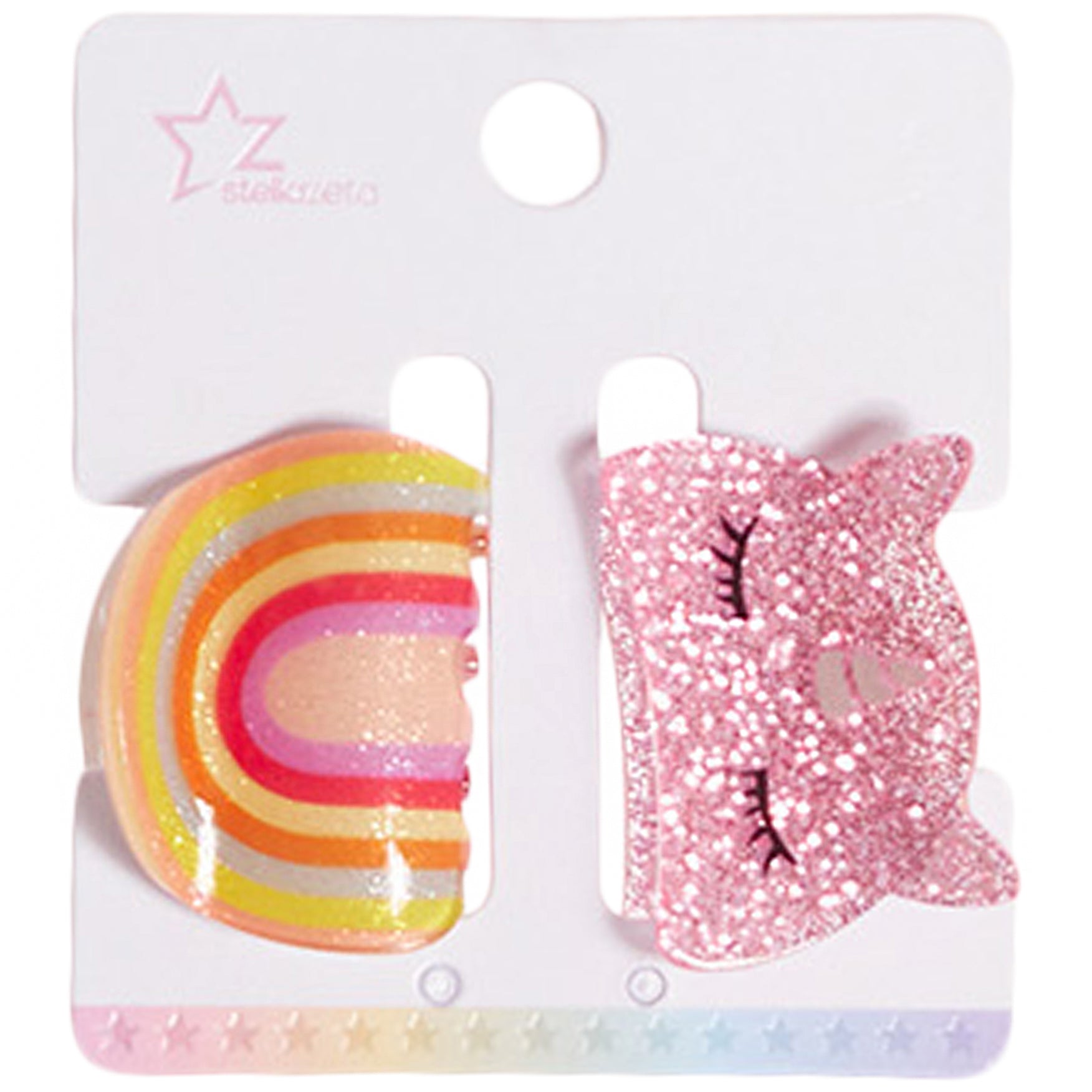 Rainbow and Unicorn Clip Set - Denny's