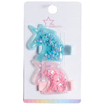 Unicorn Snap Clip 2pc Set - Denny's