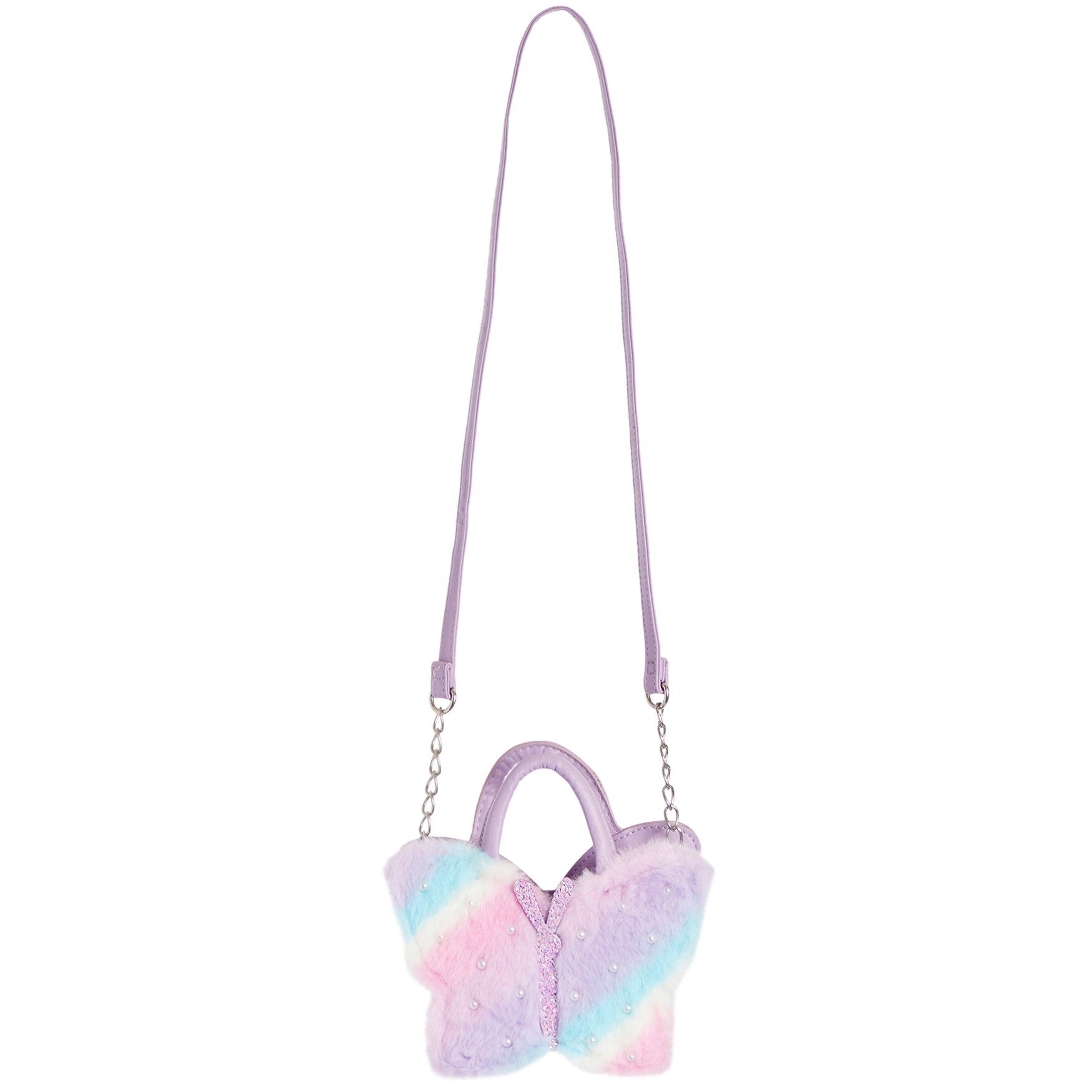 Butterfly Faux Fur Crossbody - Denny's