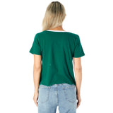 Miami Football Ringer Tee - Denny's