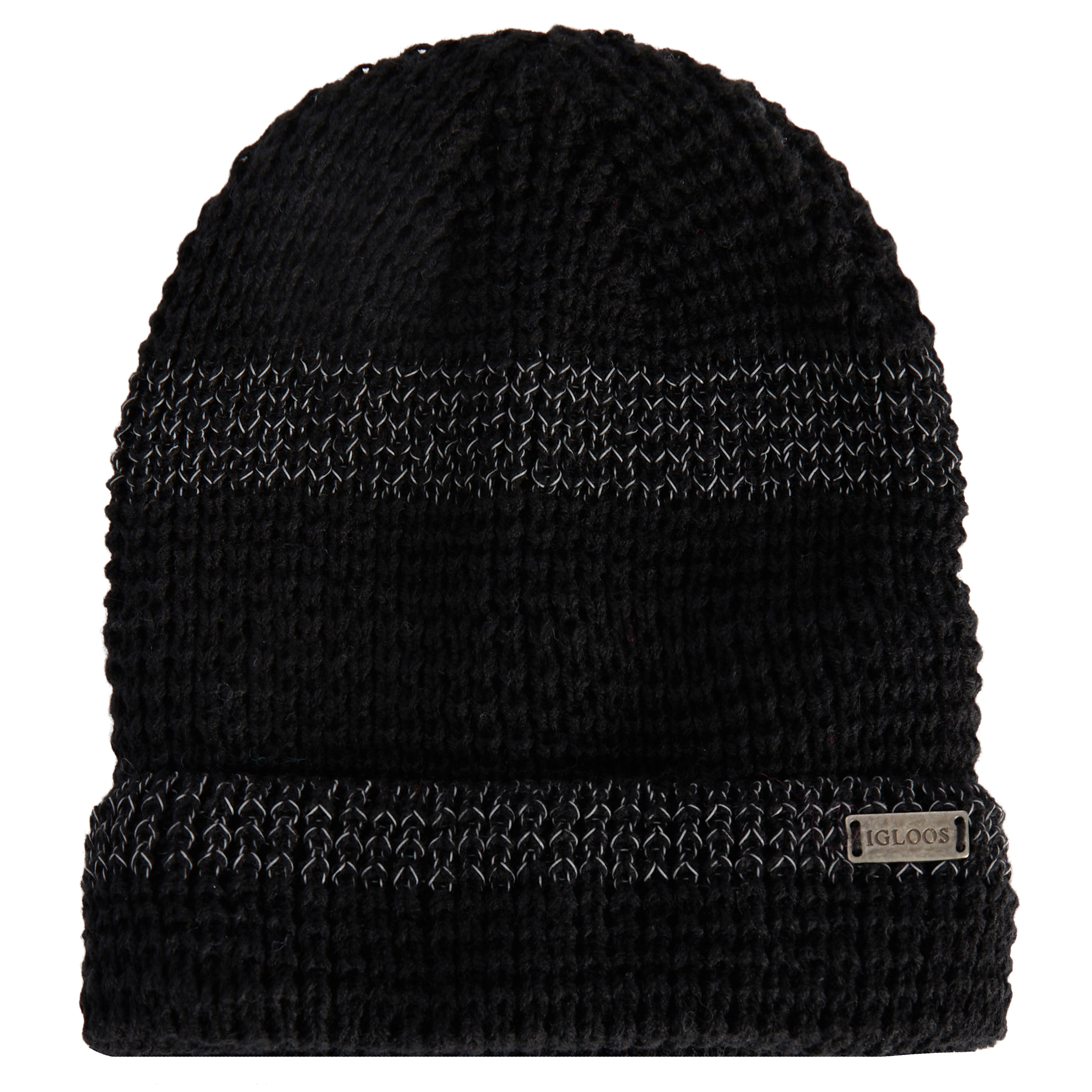 Waffle Stitch Reflective Beanie - Denny's