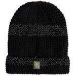 Waffle Stitch Reflective Beanie - Denny's