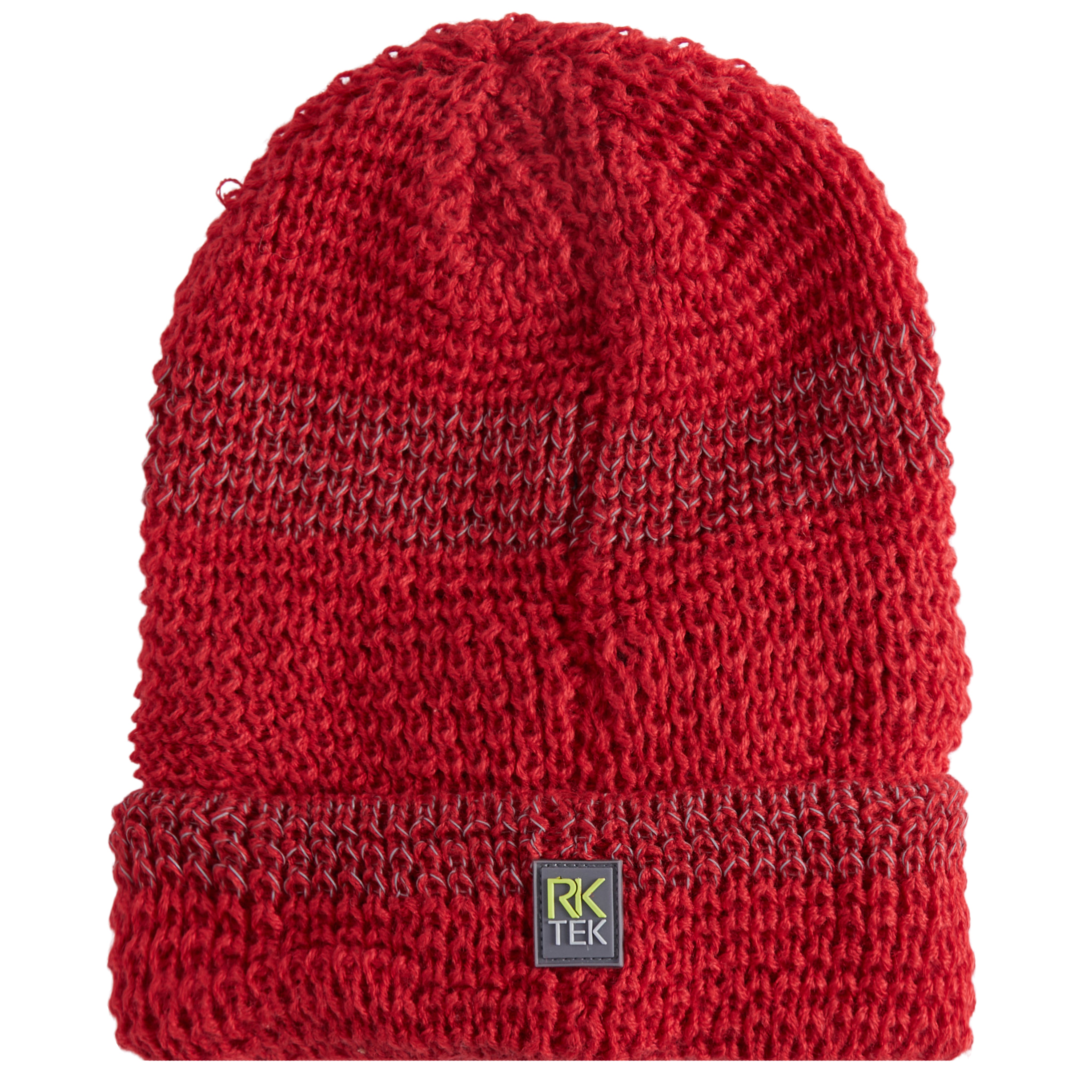 Waffle Stitch Reflective Beanie - Denny's