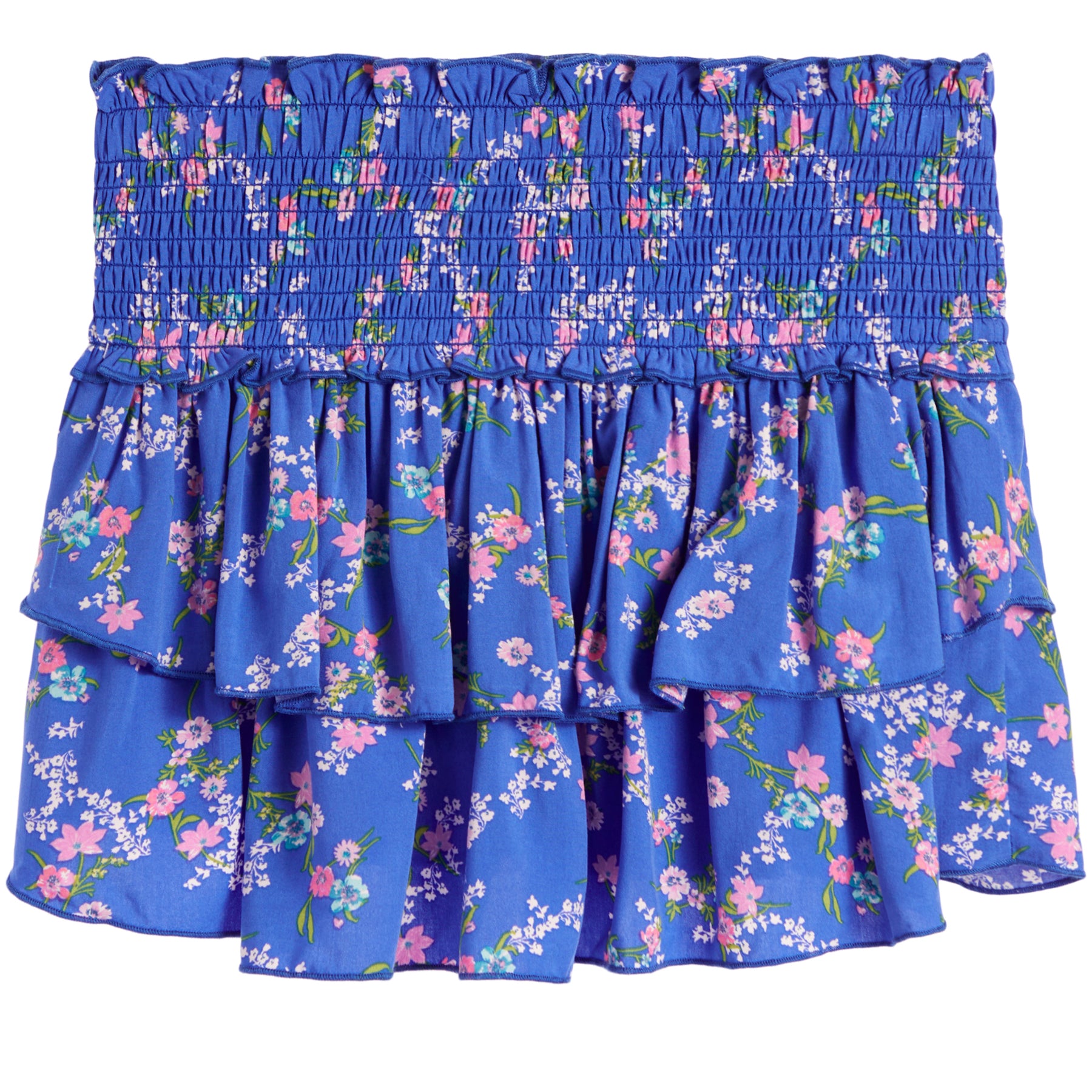 Bianca Floral Cascade Smock Skirt