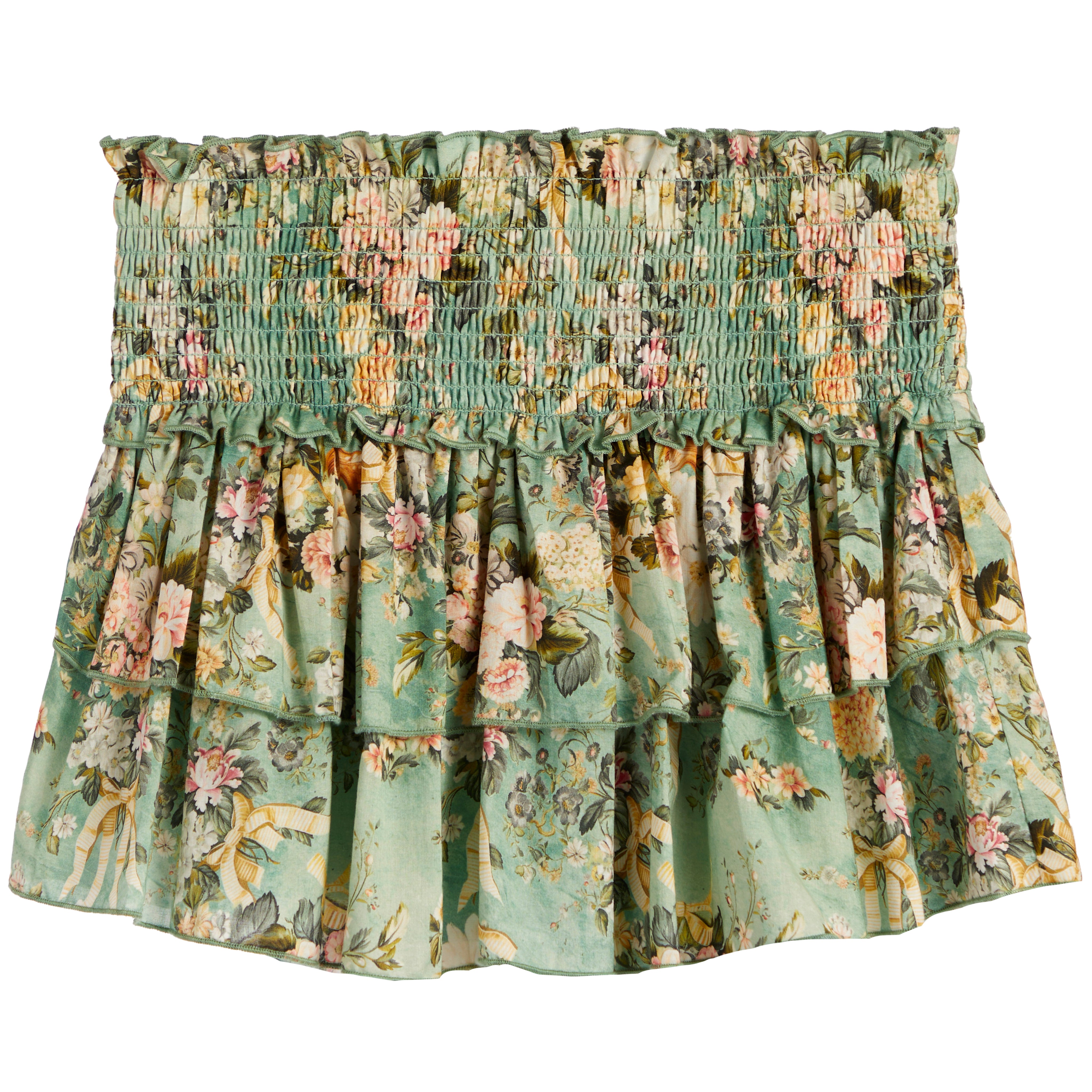 Bianca Sage Baroque Skirt - Denny's