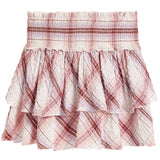 Bianca Soft Blush Plaid Skirt