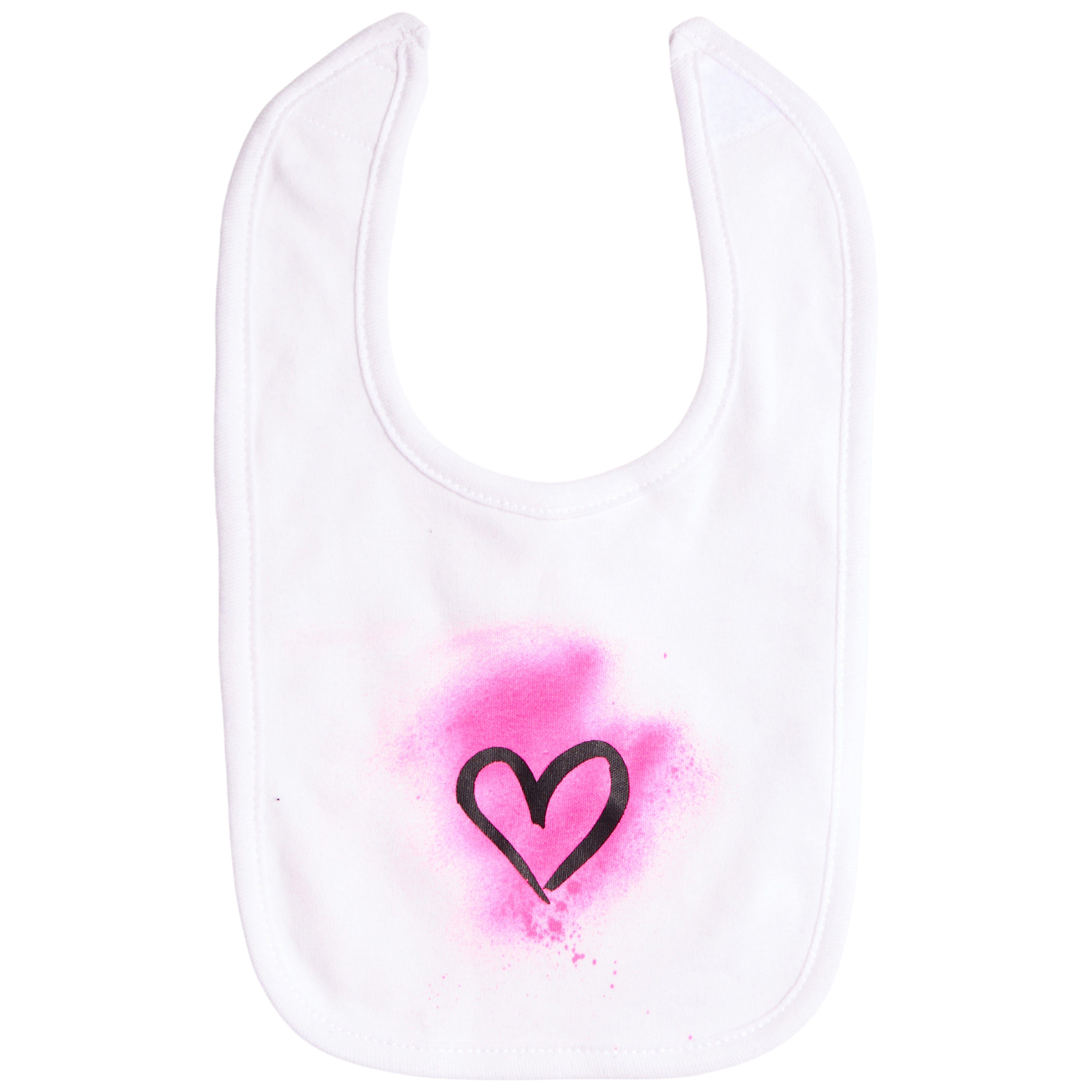 Heart Spray Bib - Denny's