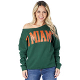Big Bar Miami Off Shoulder Sweatshirt - Denny's