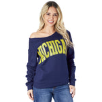 Big Bar Michigan Off Shoulder Sweatshirt - Denny's