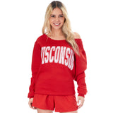 Big Bar Wisconsin Off Shoulder Sweatshirt - Denny's