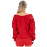 Big Bar Wisconsin Off Shoulder Sweatshirt - Denny's