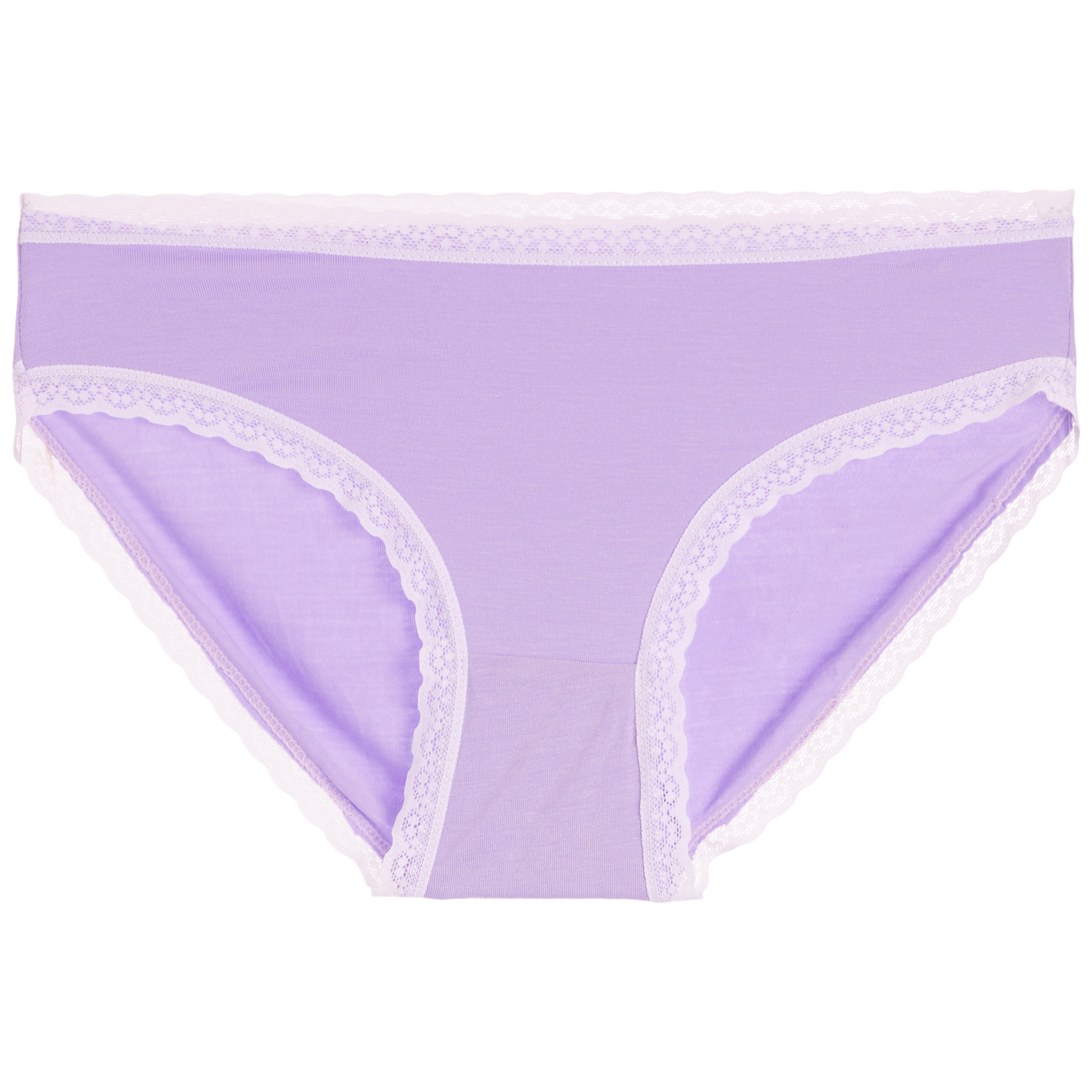 3pk Bamboo Lace Trim Bikini