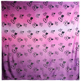 Ombre Hearts Blanket - Denny's