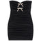 Blake Silver Bows Dress - Denny's