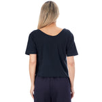 Michigan Block Font Off Shoulder Tee - Denny's