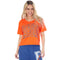 U Of Florida Block Font Off Shoulder Tee - Denny's