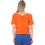 U Of Florida Block Font Off Shoulder Tee - Denny's