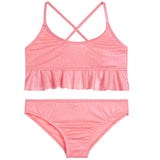 2pc Shine Like A Diamond Ruffle Bikini