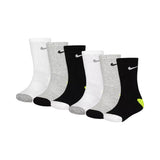 6pk Nike Smiley Crew Sock