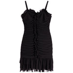 Bobbi Shirred Ruffle Dress - Denny's