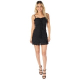 Bobbi Shirred Ruffle Dress - Denny's