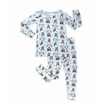 2pc Long Sleeve Hockey Toddler Lounge PJ Set - Denny's