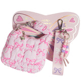 2pc Bow Key Chain Set - Denny's
