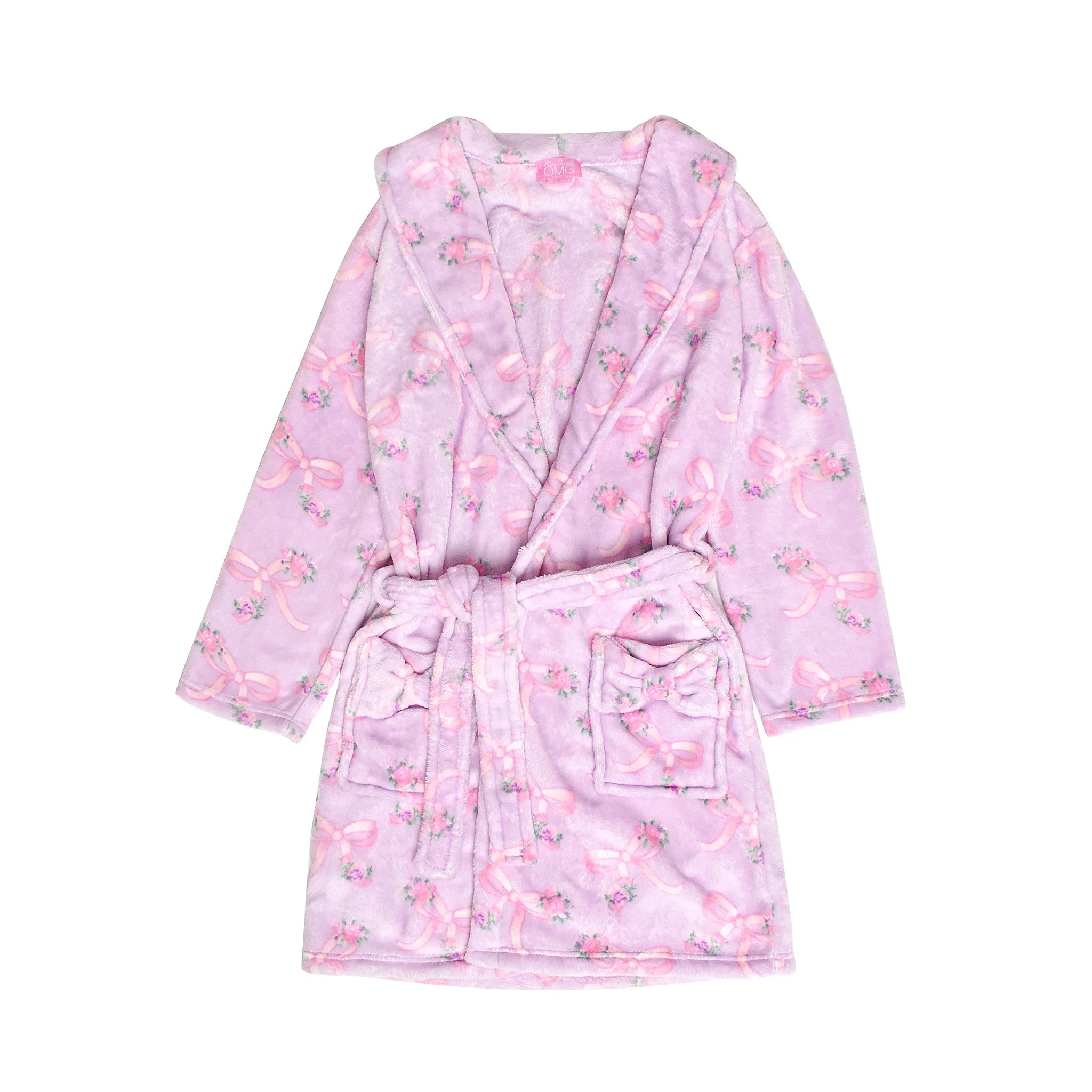Bow Printed Bath Robe - Denny's