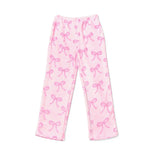 Striped Bow Cozy Pant
