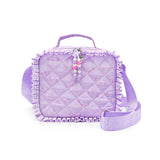 Quilted Ruffle Bow Charm Lunchbox