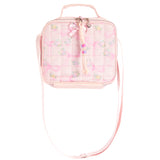 Quilted Floral Bow Charm Lunchbox