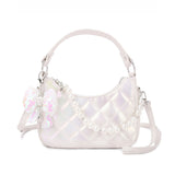 Bow Quilted Mini HOBO Bag