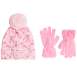 Floral Hat & Glove Set - Denny's