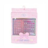 Bow Press On Nails & Stickers Set