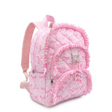 Quilted Bow Charm Backpack