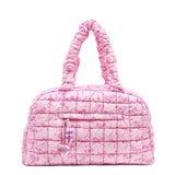 Bow Print Scrunch Duffle w/Charm - Denny's