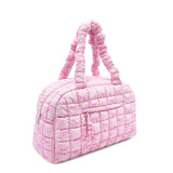 Bow Print Scrunch Duffle