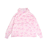 Bow Printed Pullover Hoodie