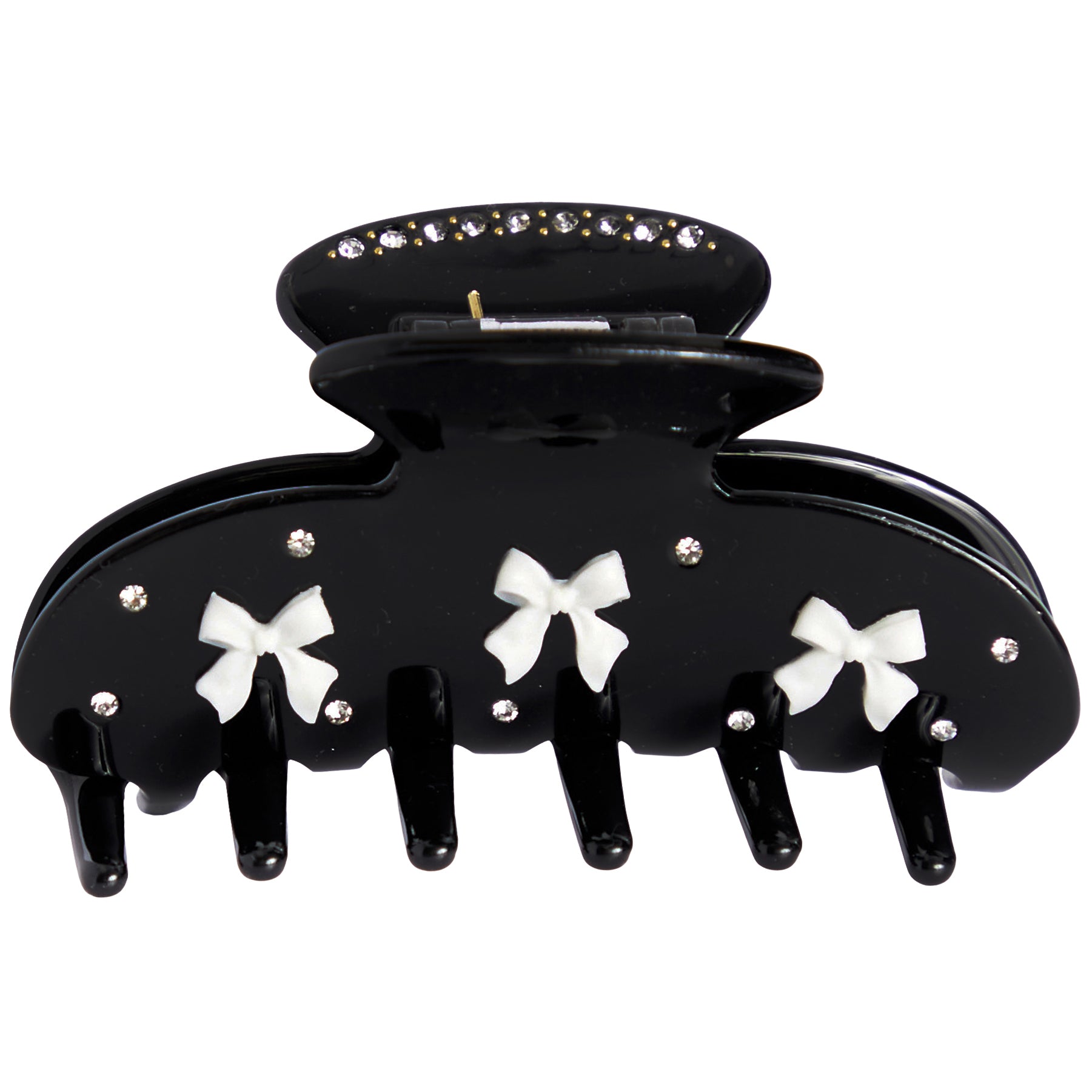 Crystals Bow Claw Clip - Denny's