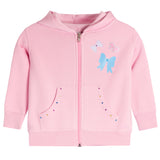 Bow Smiley Zip Hoodie - Denny's