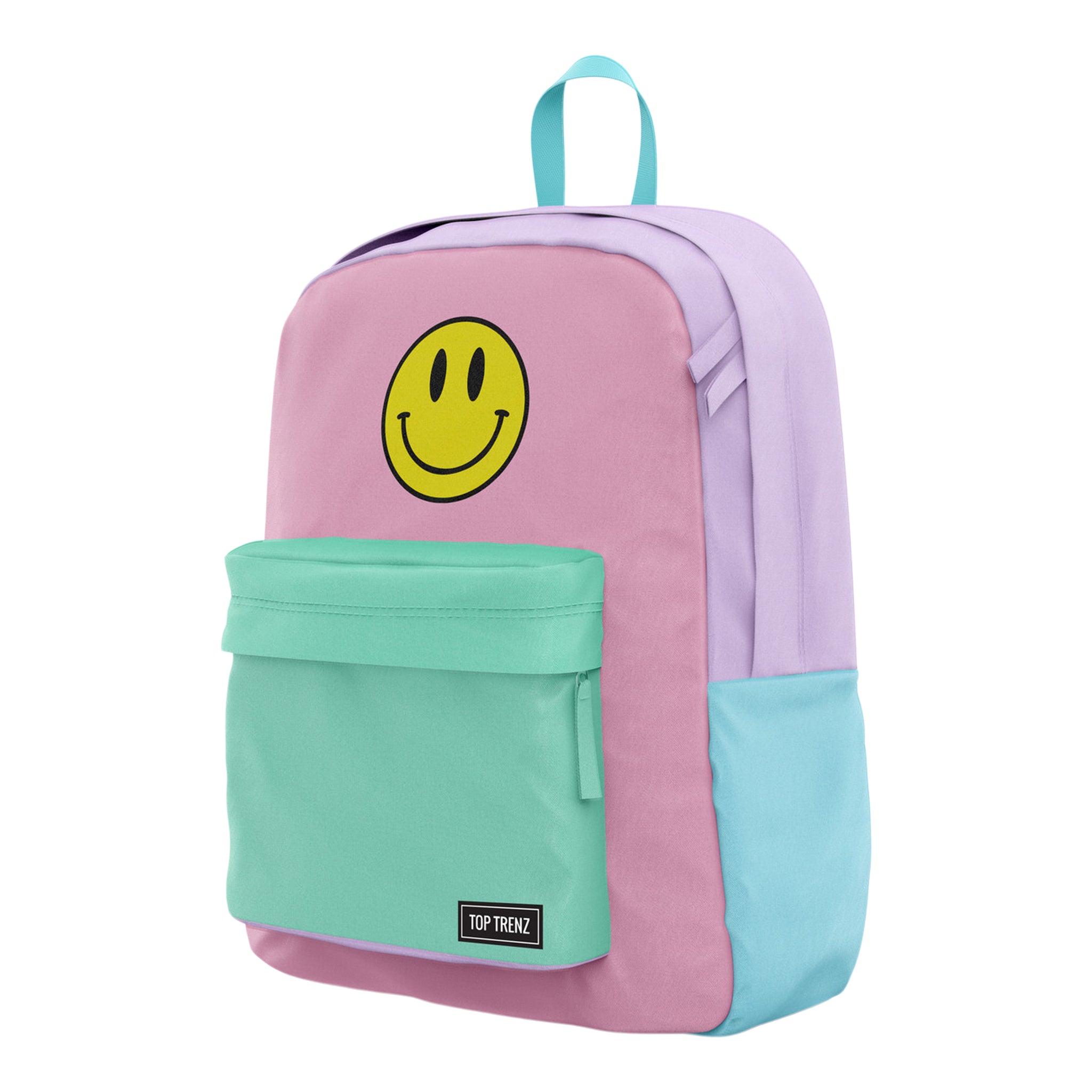 Colorblock Smiley Backpack - Denny's