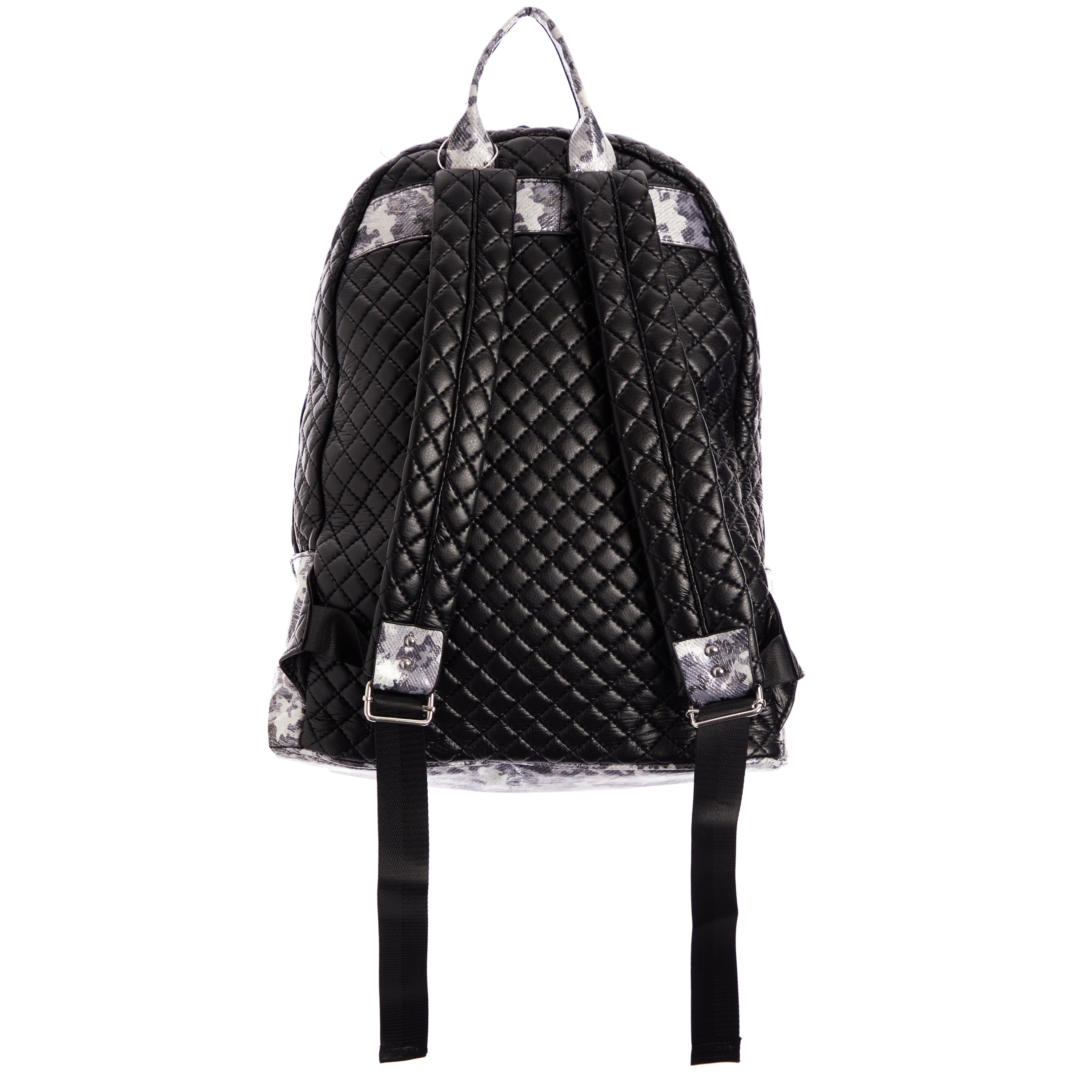 Camo Pocket Black Backpack - Denny's