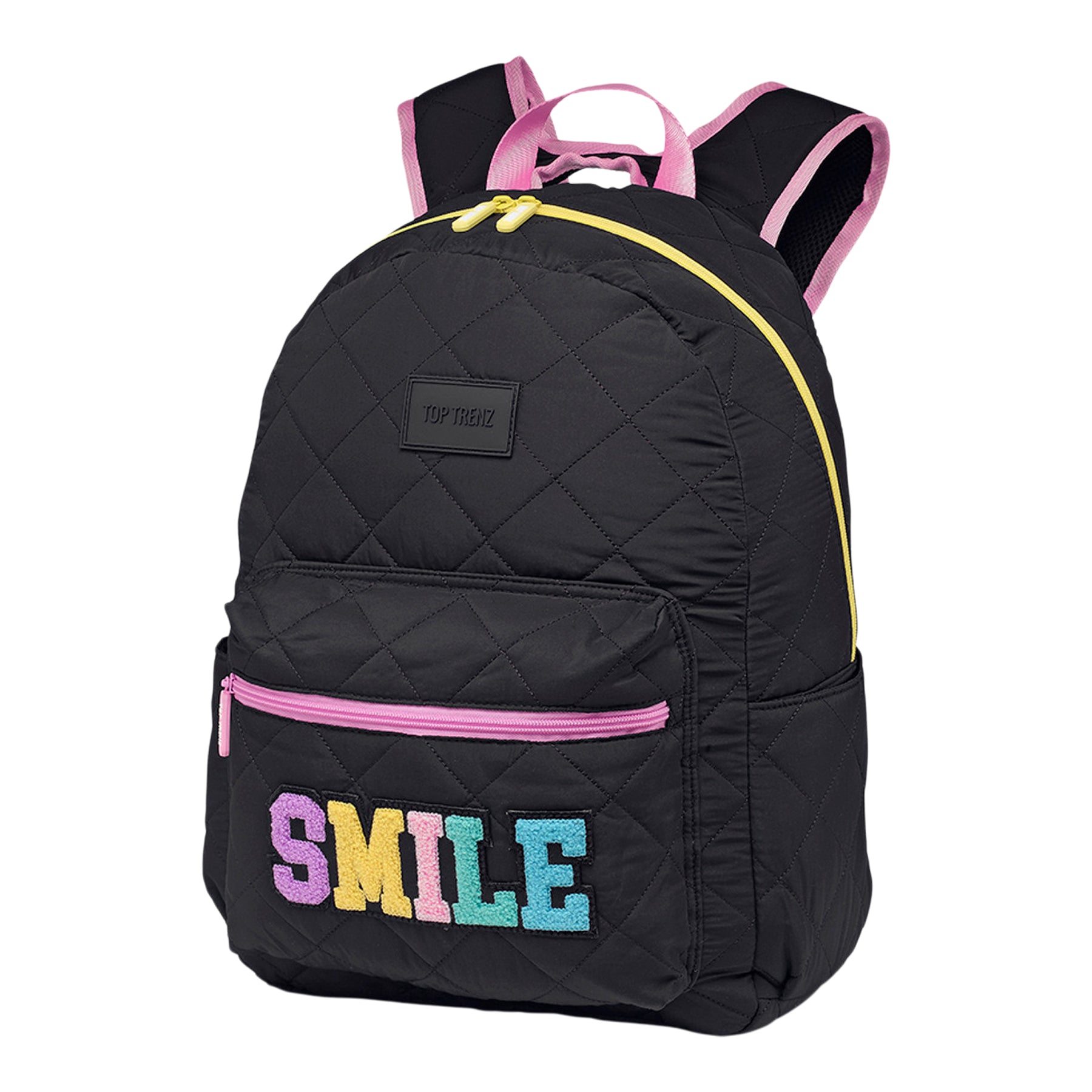 Smile Patches Puffer Backpack - Denny's
