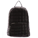 Silver Splatter Puffer Quilted Pocket Backpack - Denny's