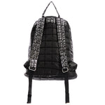 Silver Splatter Puffer Quilted Pocket Backpack - Denny's