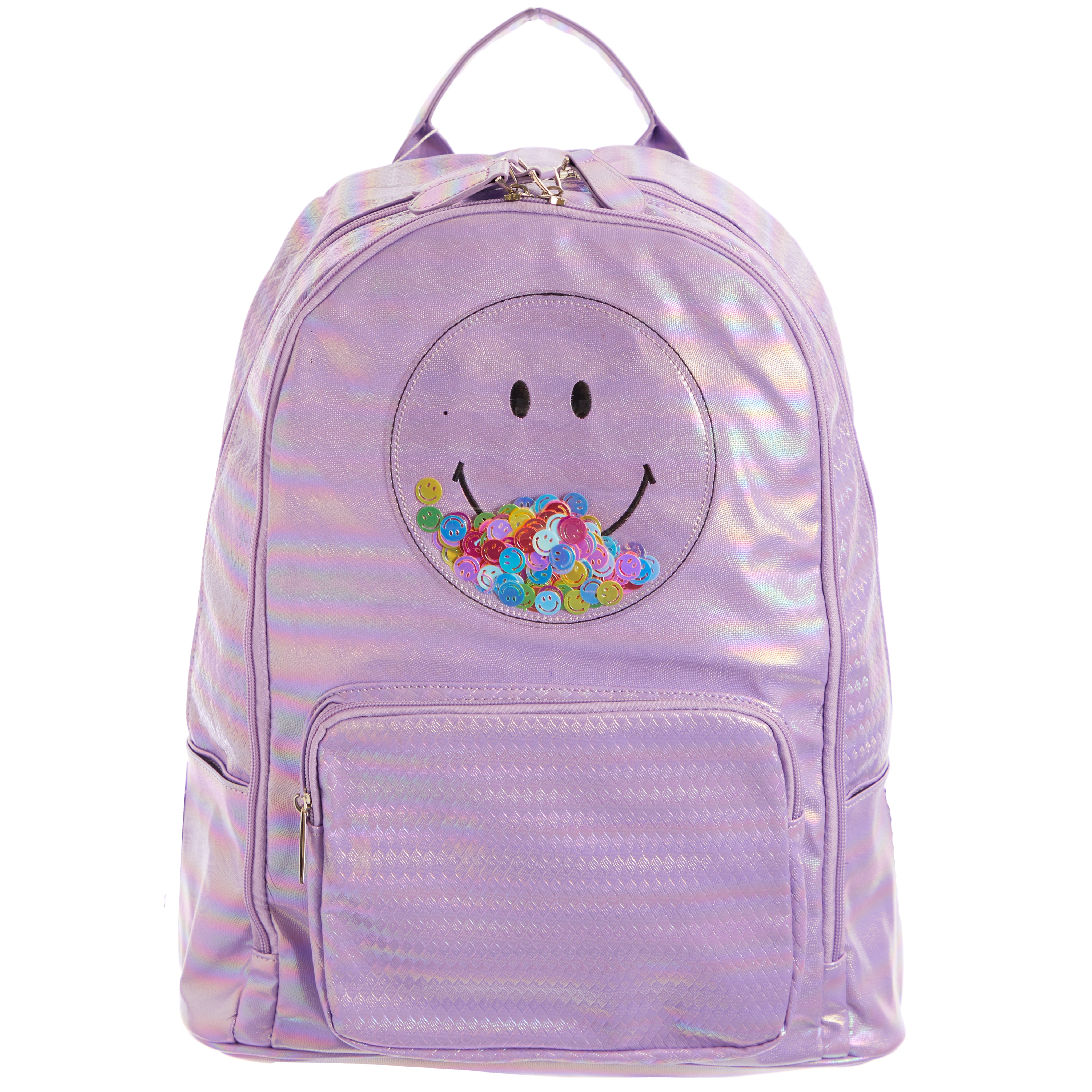 Smiley Confetti Weave Backpack - Denny's
